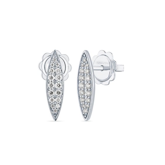 Orecchini Salvini Donna Sigillo S in Oro bianco Diamante 0.23 Ct 20114587 - 20114587